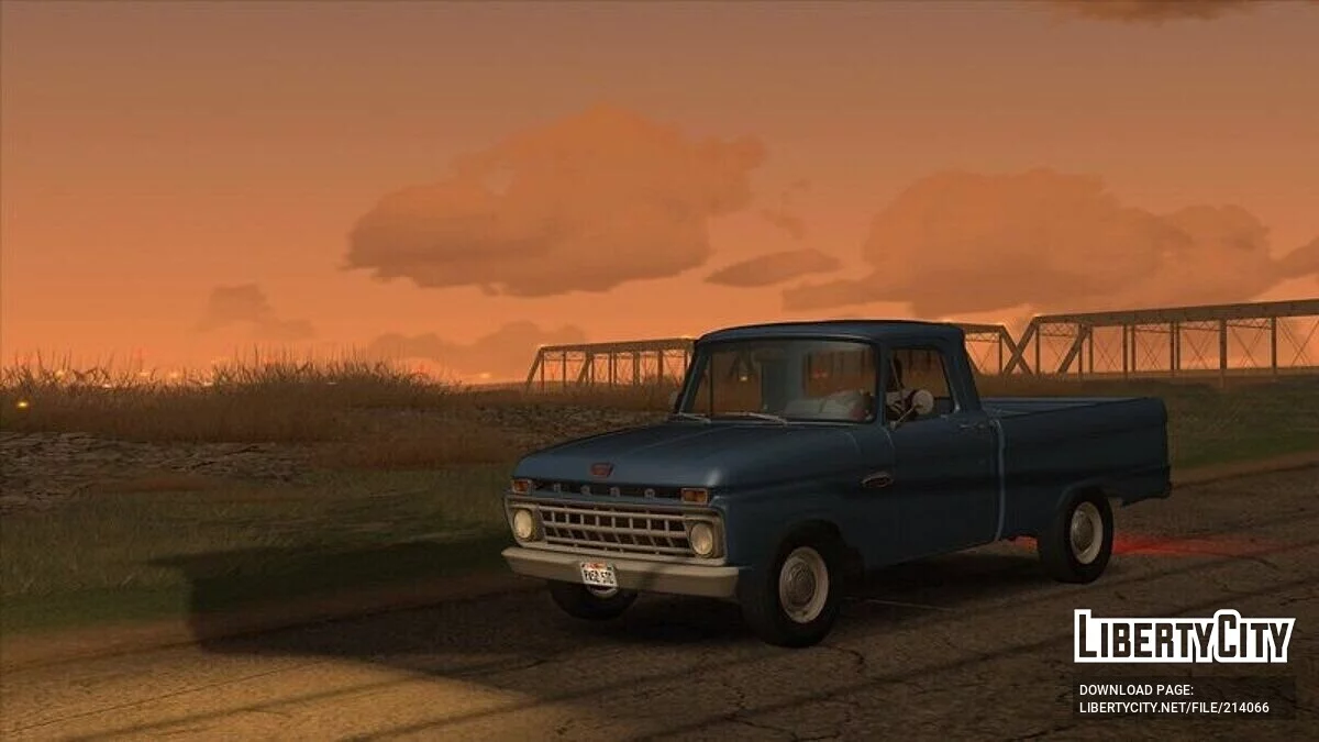 Ford F-100 z lat 1965-1966 / GTA San Andreas