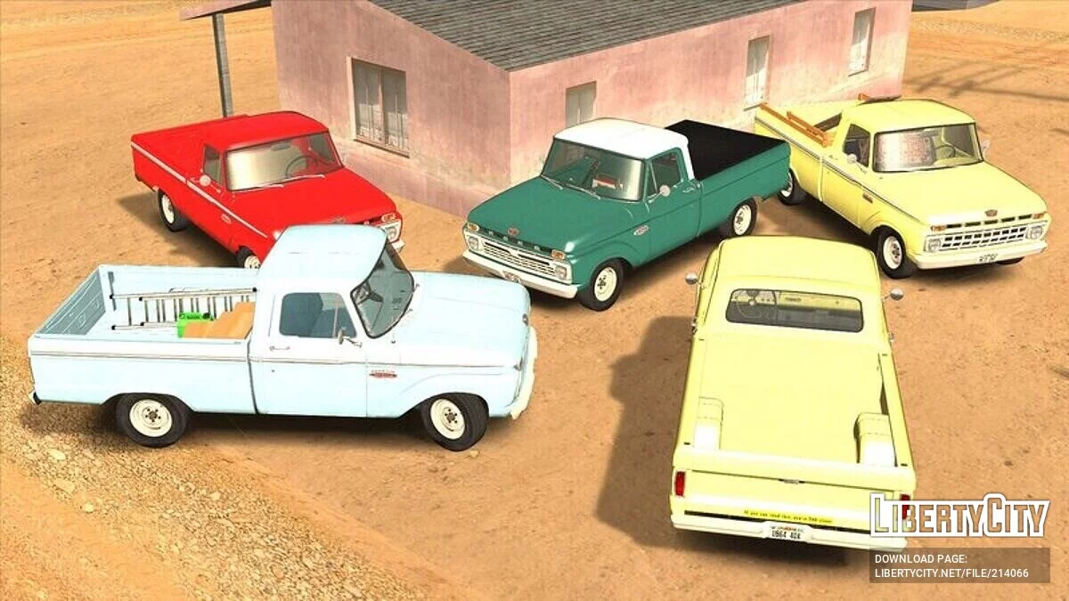 Ford F-100 z lat 1965-1966 / GTA San Andreas