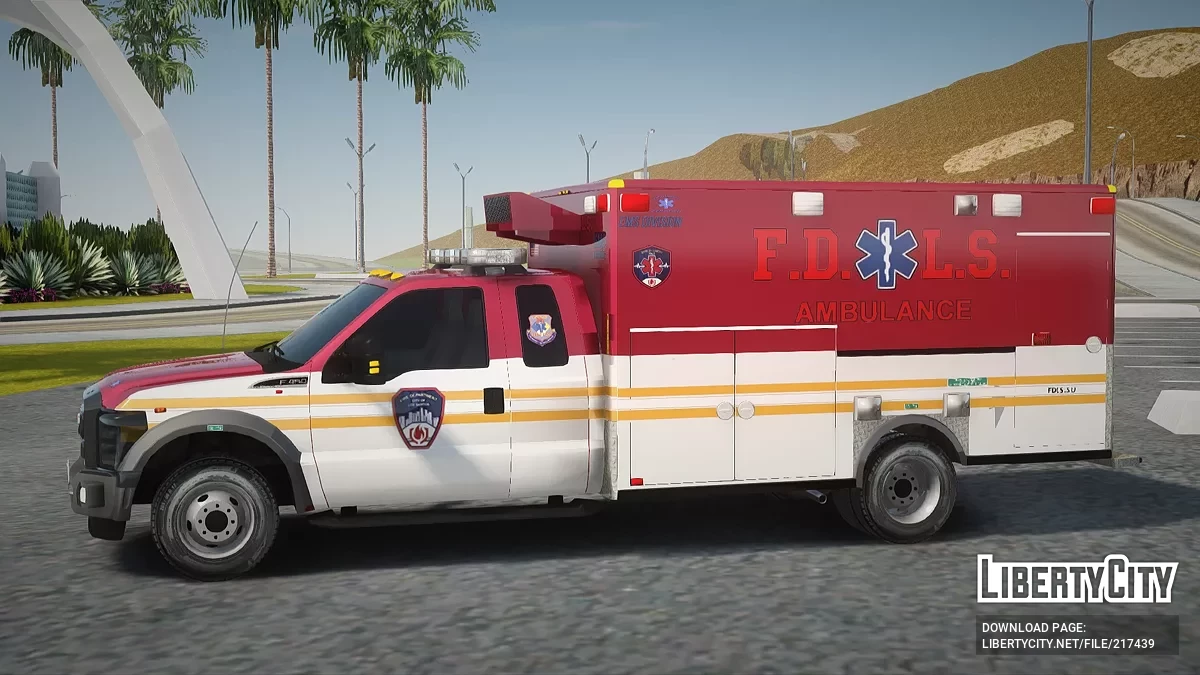 Ford F-450 Ambulância / GTA San Andreas