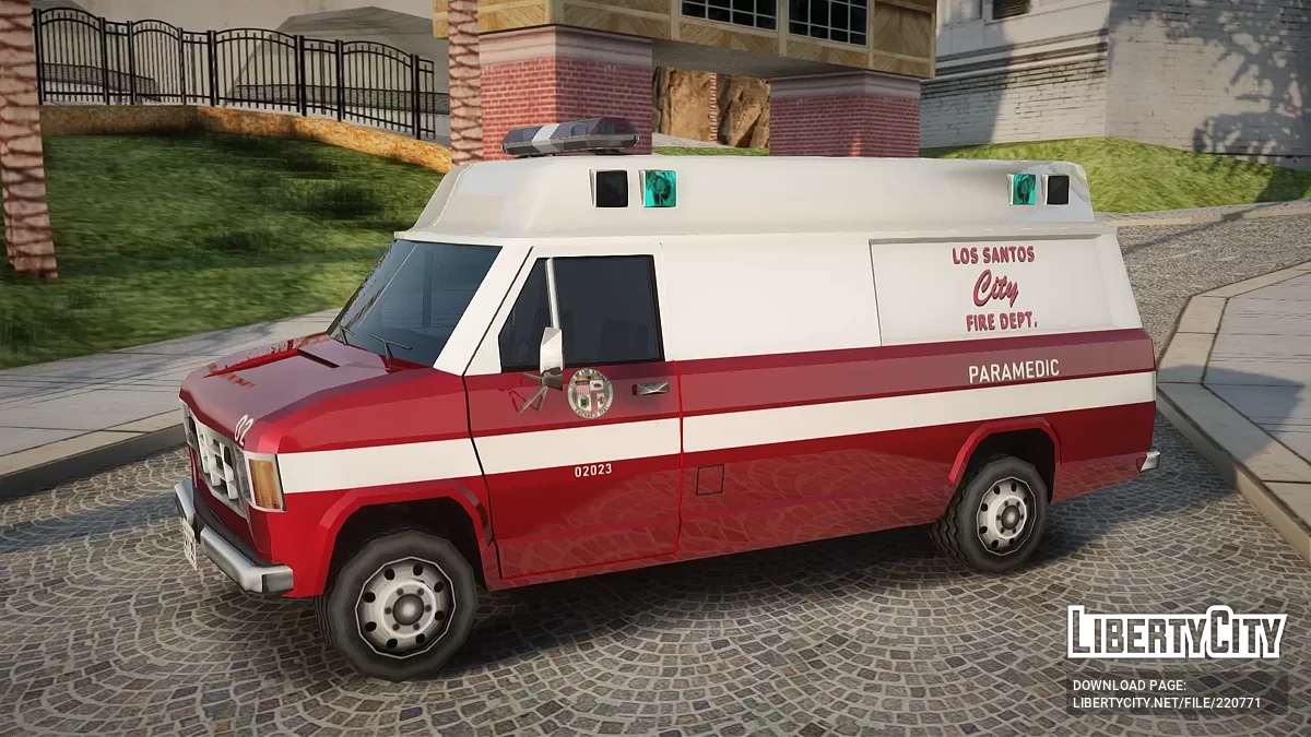Ford Bronco LSFD Ambulance / جي تي إيه سان أندرياس