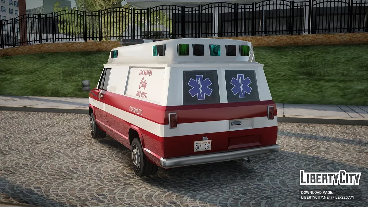 Ford Bronco LSFD Ambulance / جي تي إيه سان أندرياس