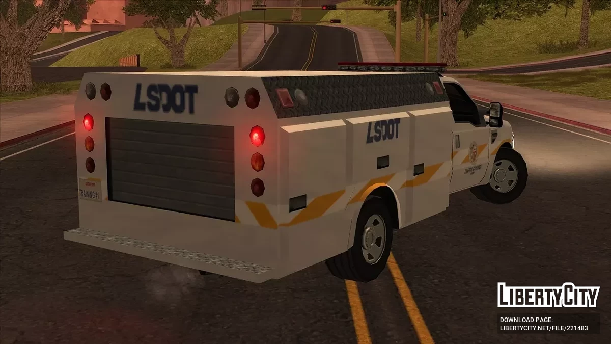 Ford F-250 LSDOT (Los Santos Department of Transportation) / GTA San Andreas