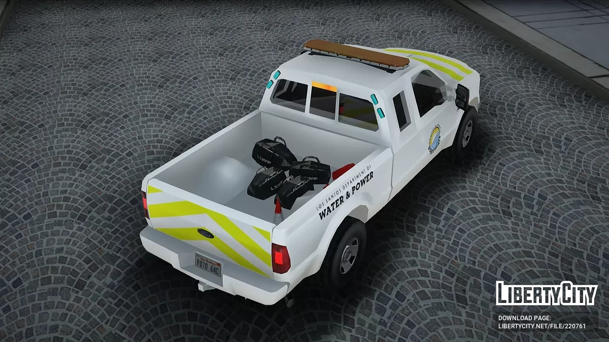 Ford F350 Los Santos Water & Power / GTA San Andreas