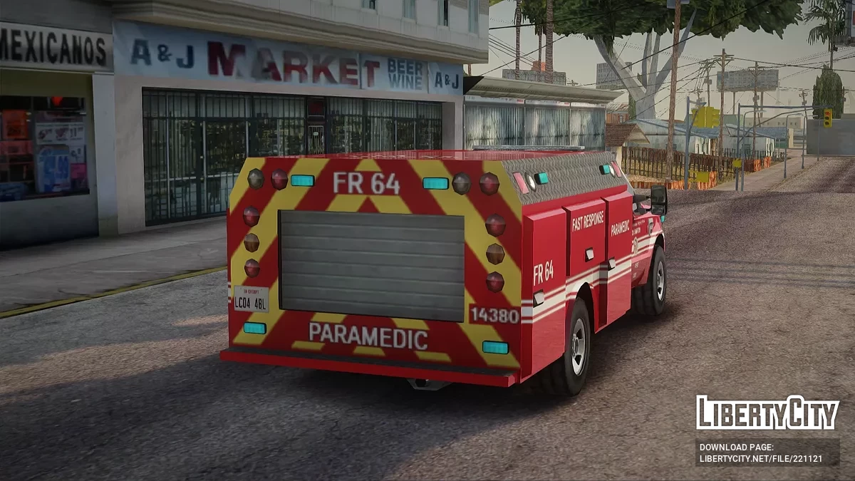 Ford F450 Fast Response 64 LSFD / GTA San Andreas