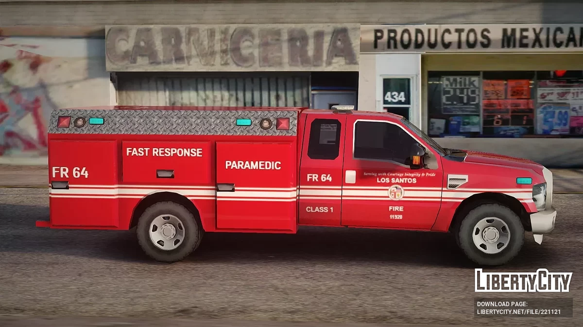 Ford F450 Fast Response 64 LSFD / GTA San Andreas