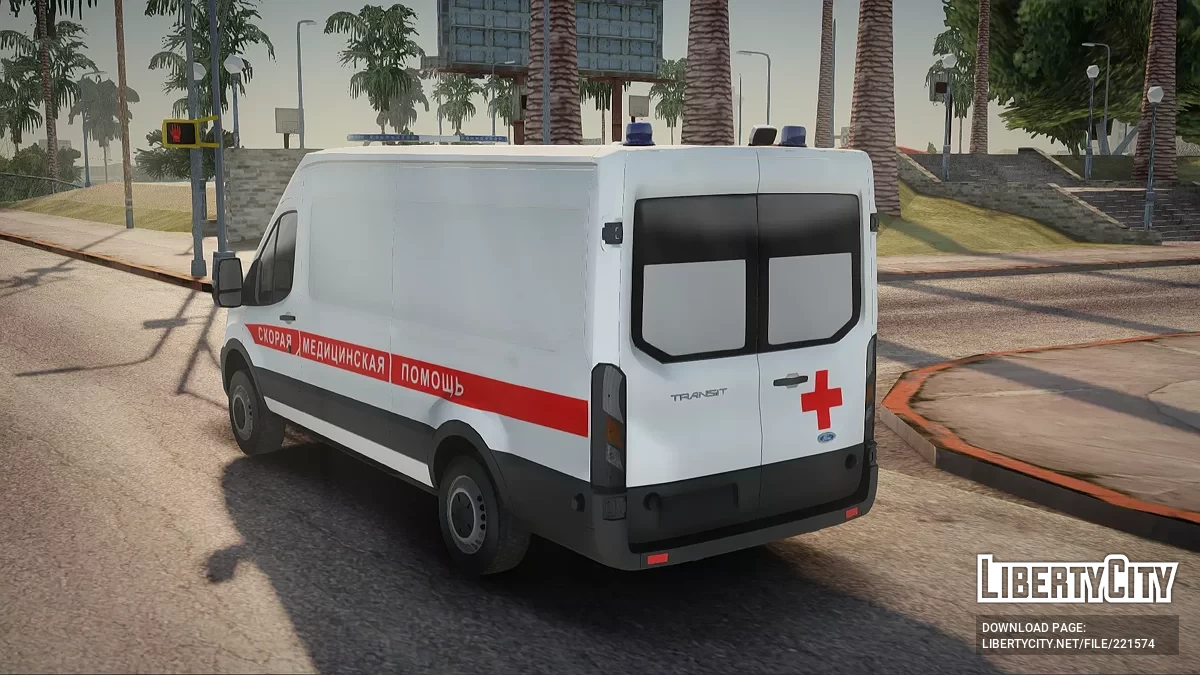 Ford Transit Швидка Медична Допомога / GTA San Andreas
