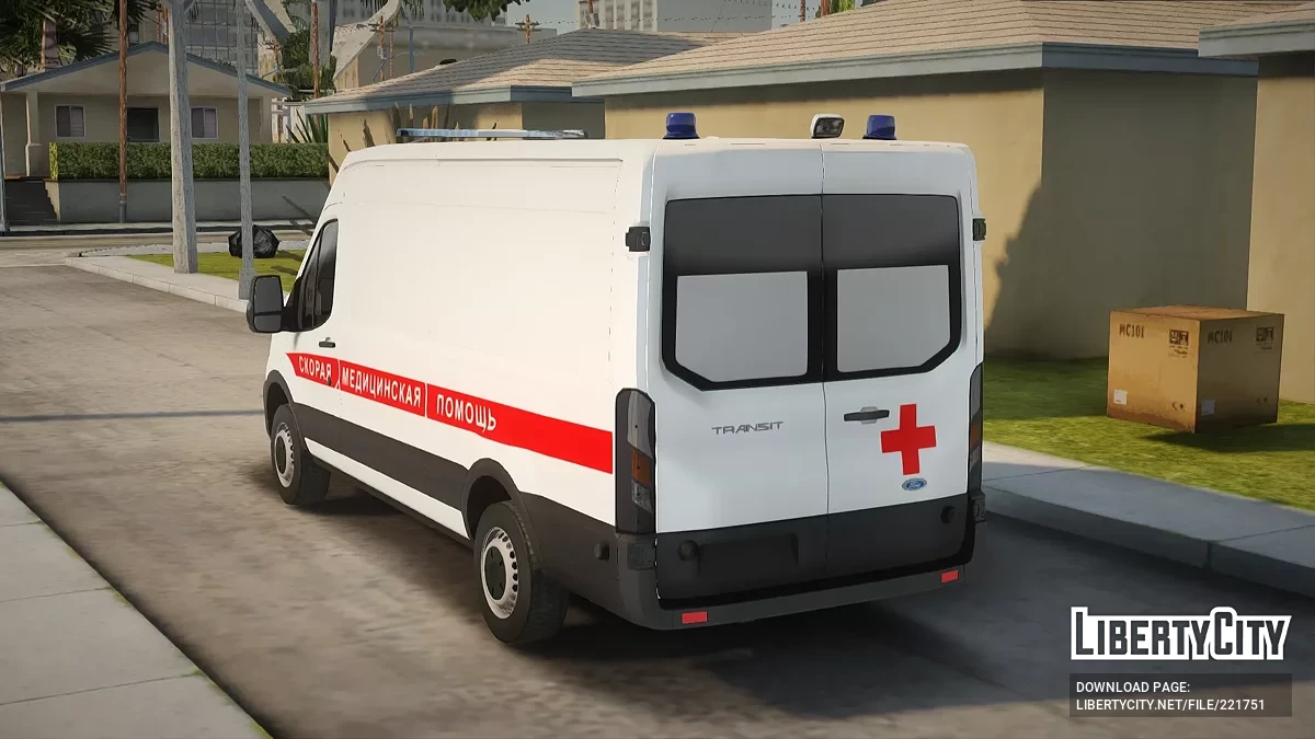 Ford Transit Krankenwagen / GTA San Andreas