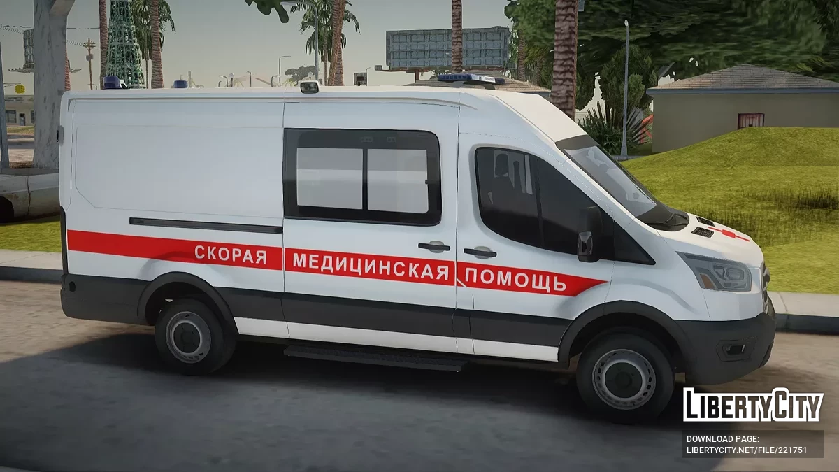 Ford Transit Krankenwagen / GTA San Andreas