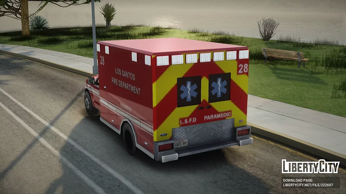 Ford F-150 Los Santos Fire Departament Ambulance / GTA San Andreas
