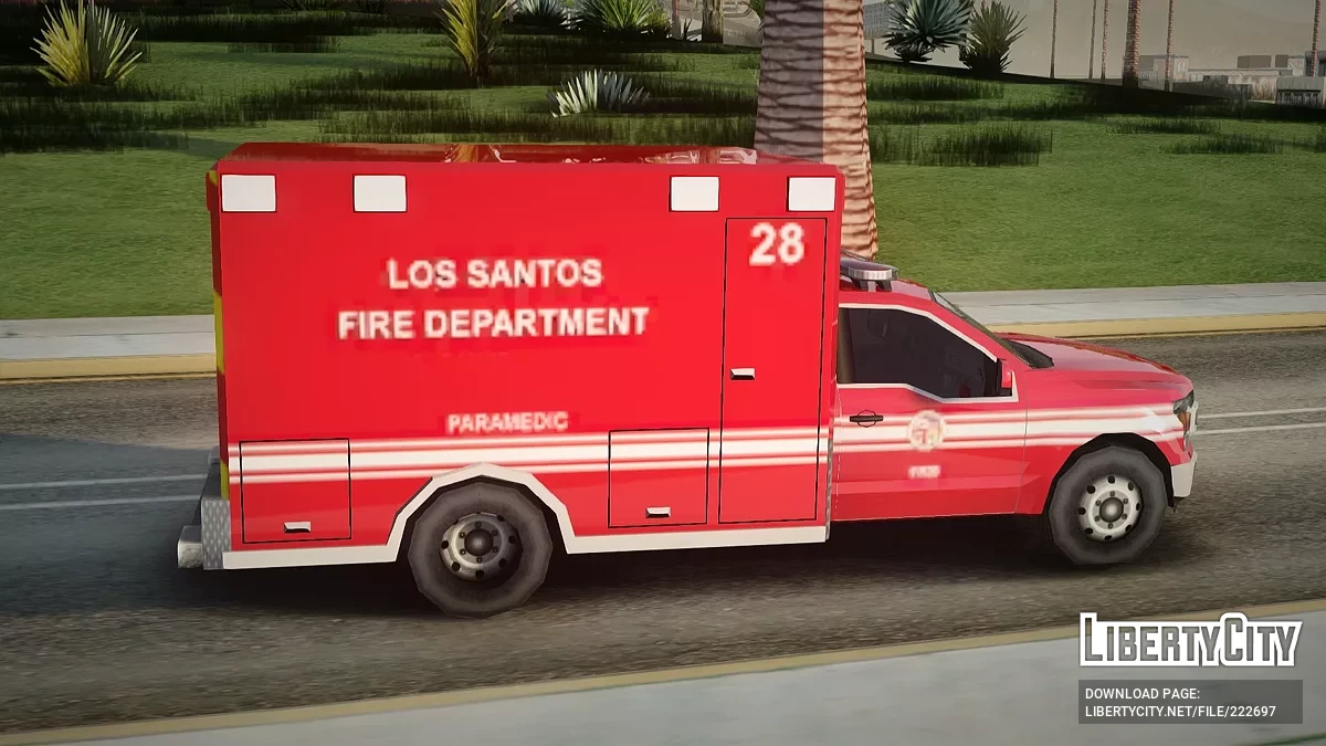 Ford F-150 Los Santos Fire Departament Ambulance / GTA San Andreas