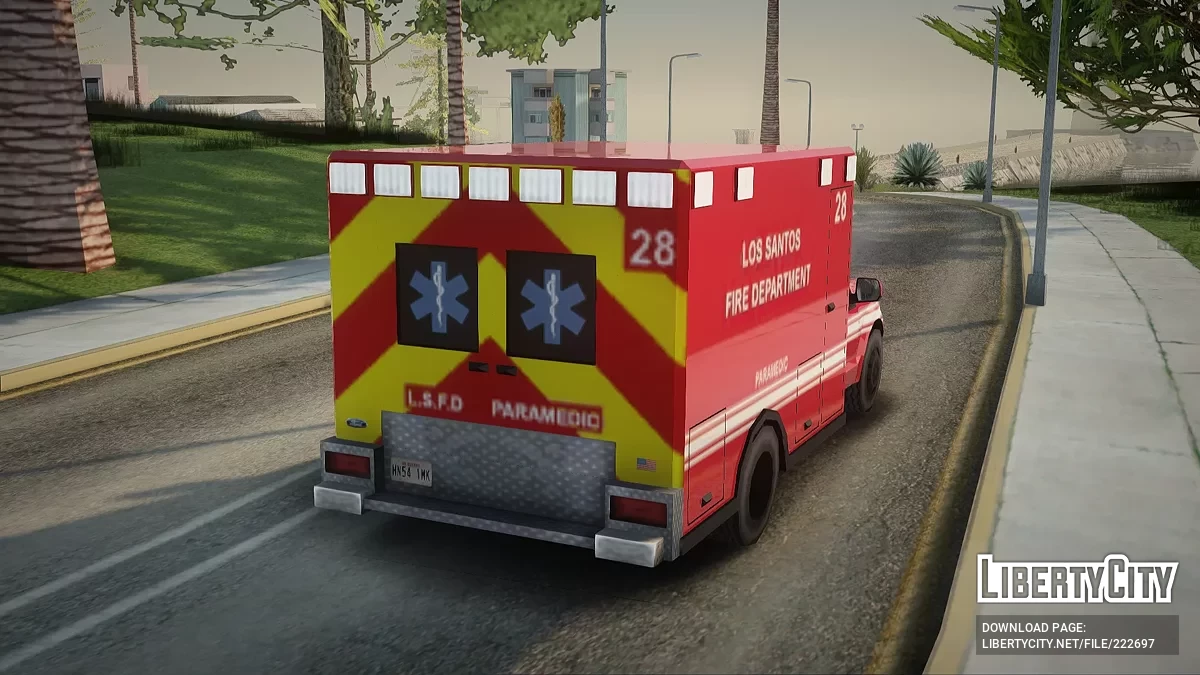 Ford F-150 Los Santos Fire Departament Ambulance / GTA San Andreas