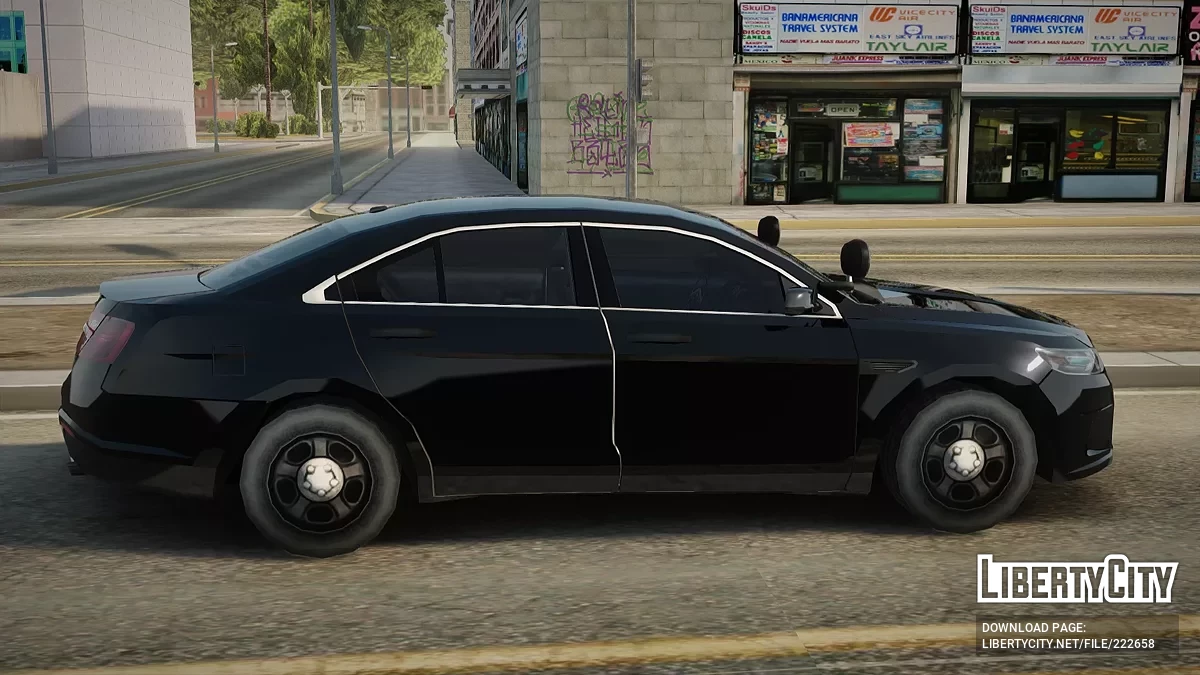 Ford Taurus LVMPD Unmarked [AVS] / جي تي إيه سان أندرياس