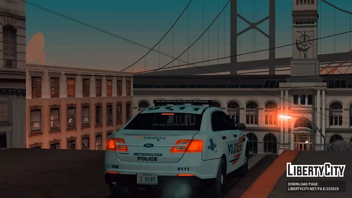 Ford Taurus del Departamento de Policía Metropolitana de Washington DC / GTA San Andreas