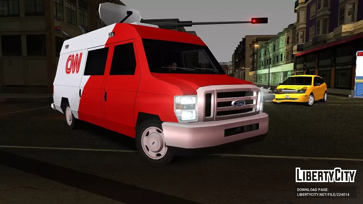 Ford Econoline 2011 News Van / GTA San Andreas