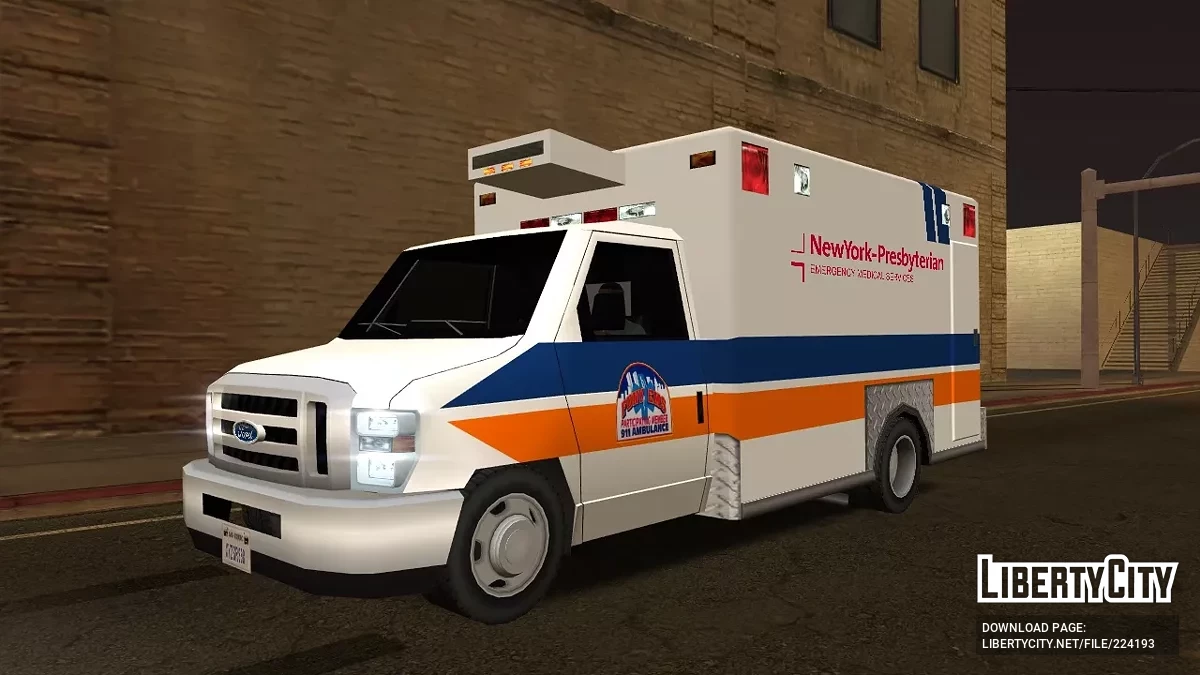 Ford Econoline Ambulance / GTA San Andreas