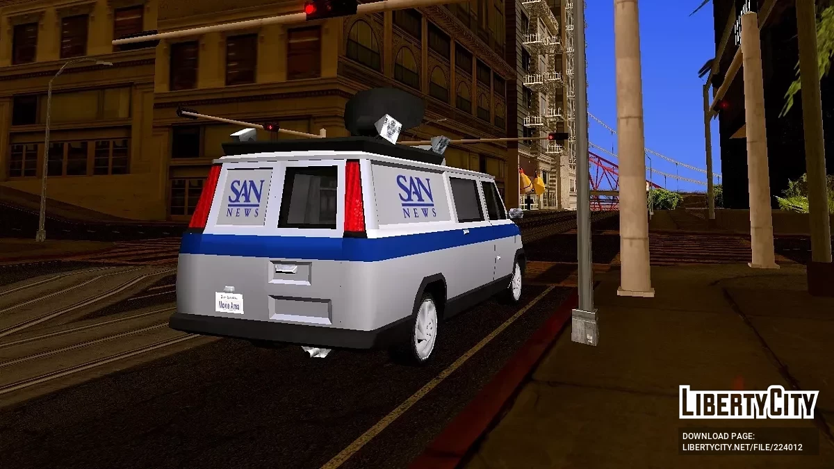 Ford Econoline News Van / GTA San Andreas