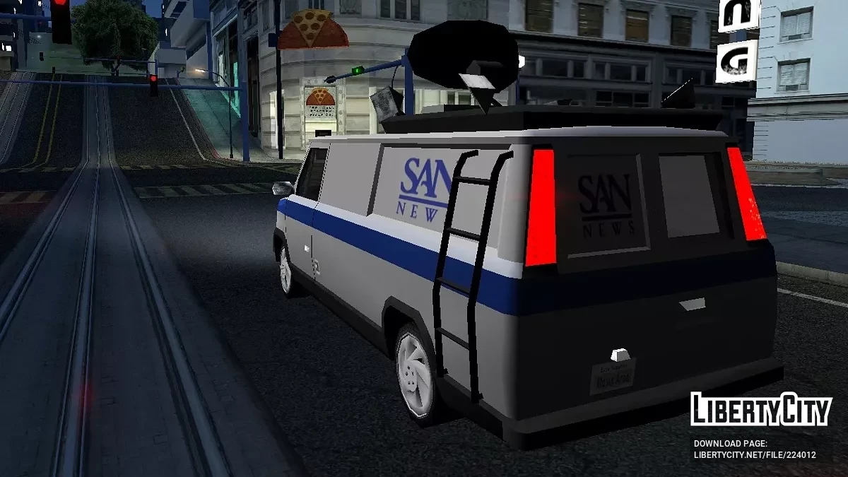 Ford Econoline News Van / GTA San Andreas