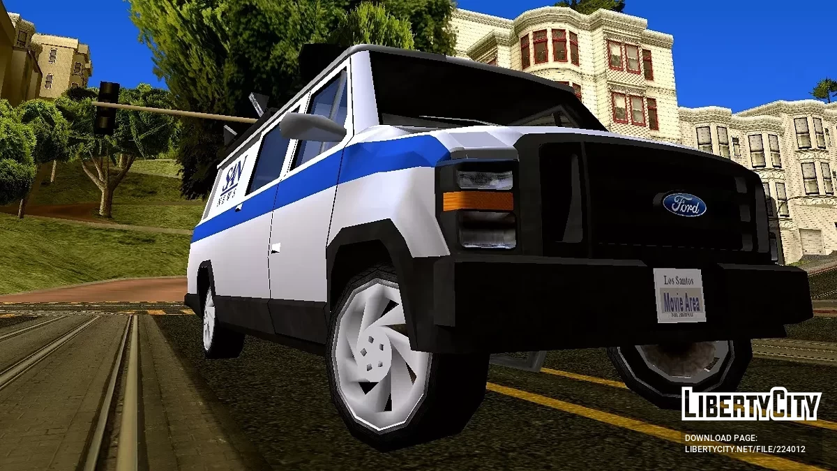 Ford Econoline News Van / GTA San Andreas