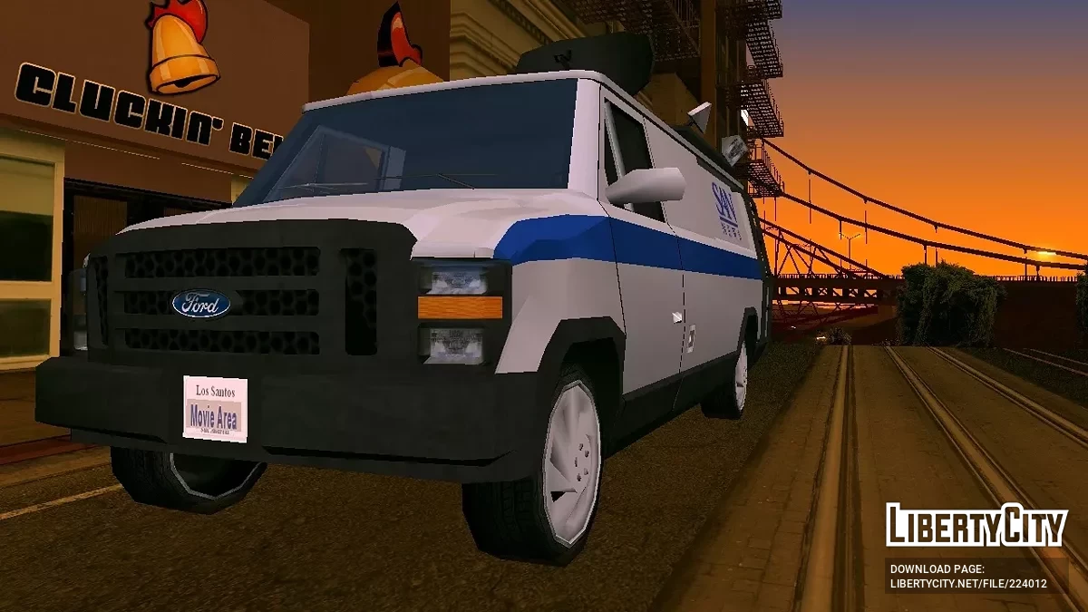 Ford Econoline News Van / GTA San Andreas