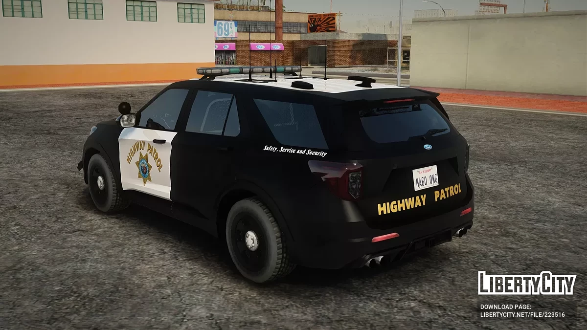 Ford Explorer 2022 Kaliforniya Otoyolu Polisiye / GTA San Andreas