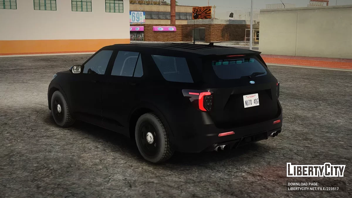 Ford Explorer 2022 Kaliforniya Otoyolu Polisiye Gizli / GTA San Andreas