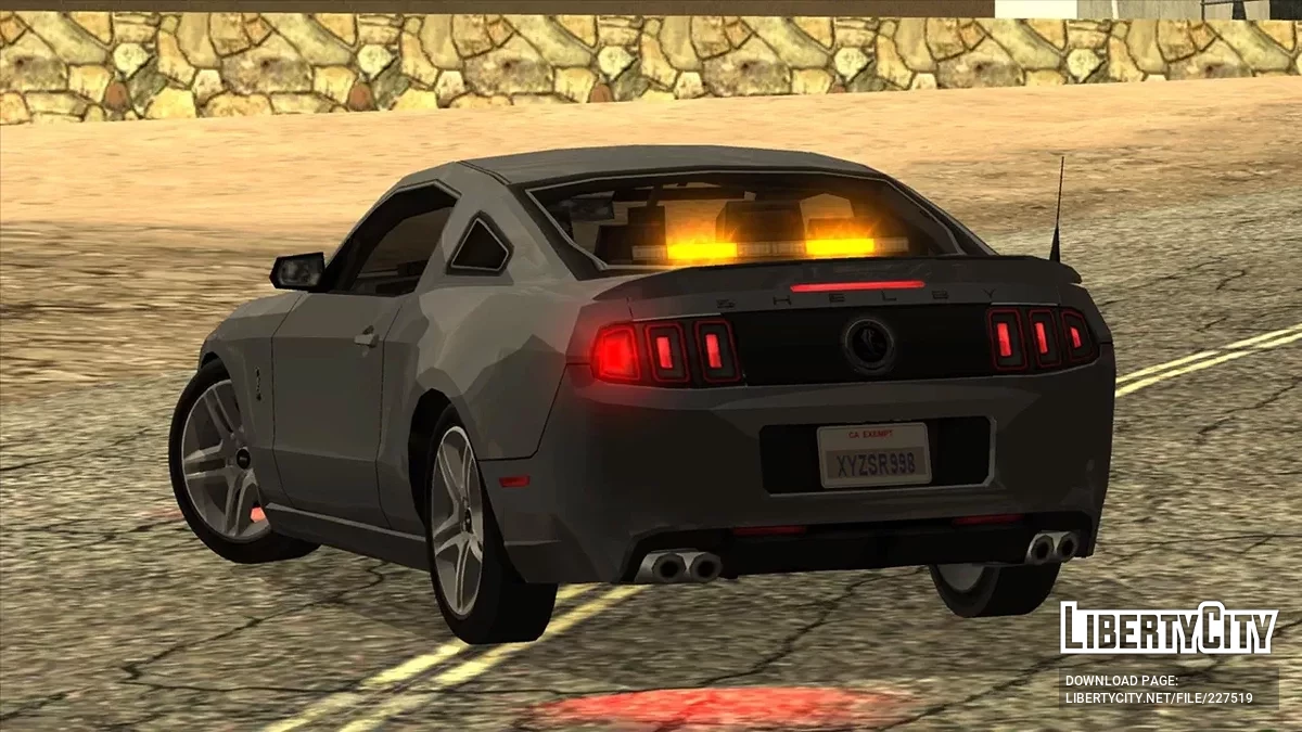 Voiture sous couverture LAPD 2014 Ford Shelby GT500 / GTA San Andreas