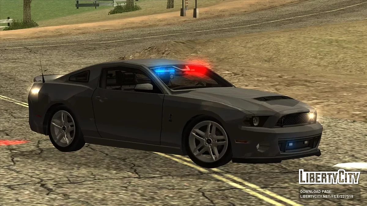 Voiture sous couverture LAPD 2014 Ford Shelby GT500 / GTA San Andreas