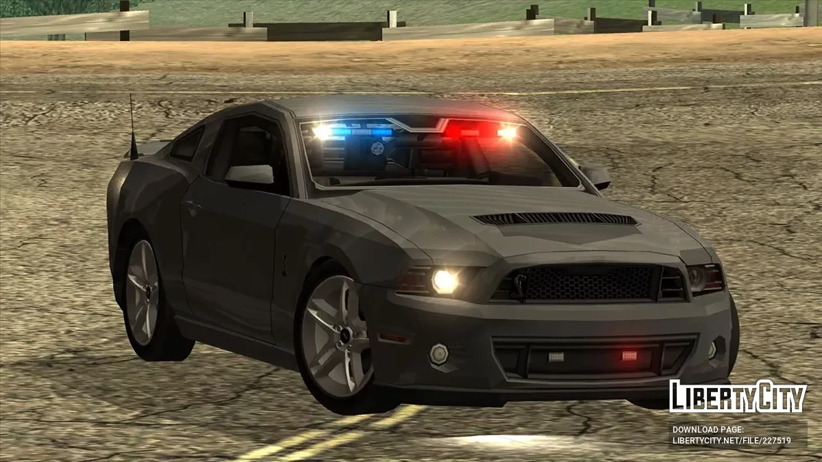 Voiture sous couverture LAPD 2014 Ford Shelby GT500 / GTA San Andreas