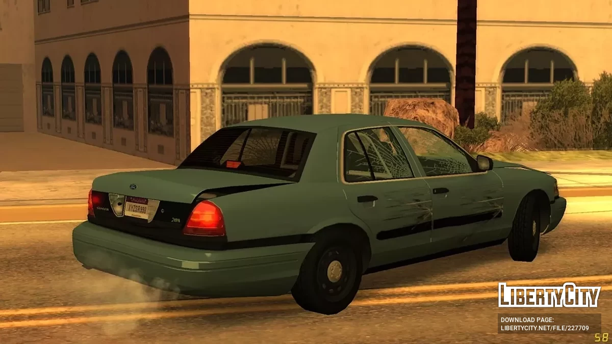 Відновлений Ford Crown Victoria Police Interceptor 2005 року / GTA San Andreas
