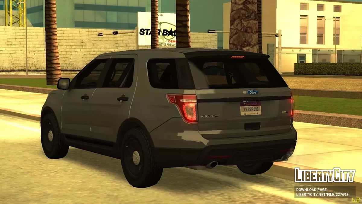 Відновлений Ford Police Interceptor Utility 2013 без розмітки / GTA San Andreas