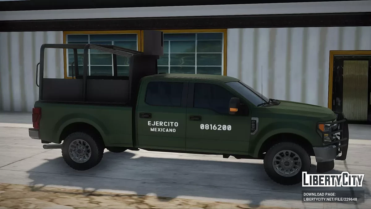 Ford F-250 Angkatan Bersenjata Meksiko Pertahanan Hutan / GTA San Andreas