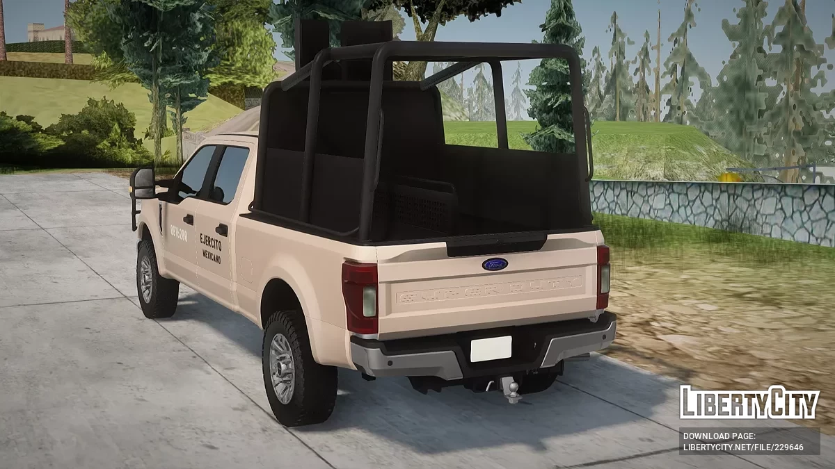 Ford F-250 Angkatan Bersenjata Meksiko Pertahanan Gurun / GTA San Andreas