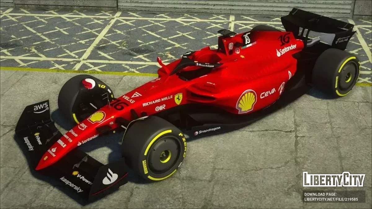 Scuderia Ferrari F1-75 (2022 GP) / GTA San Andreas