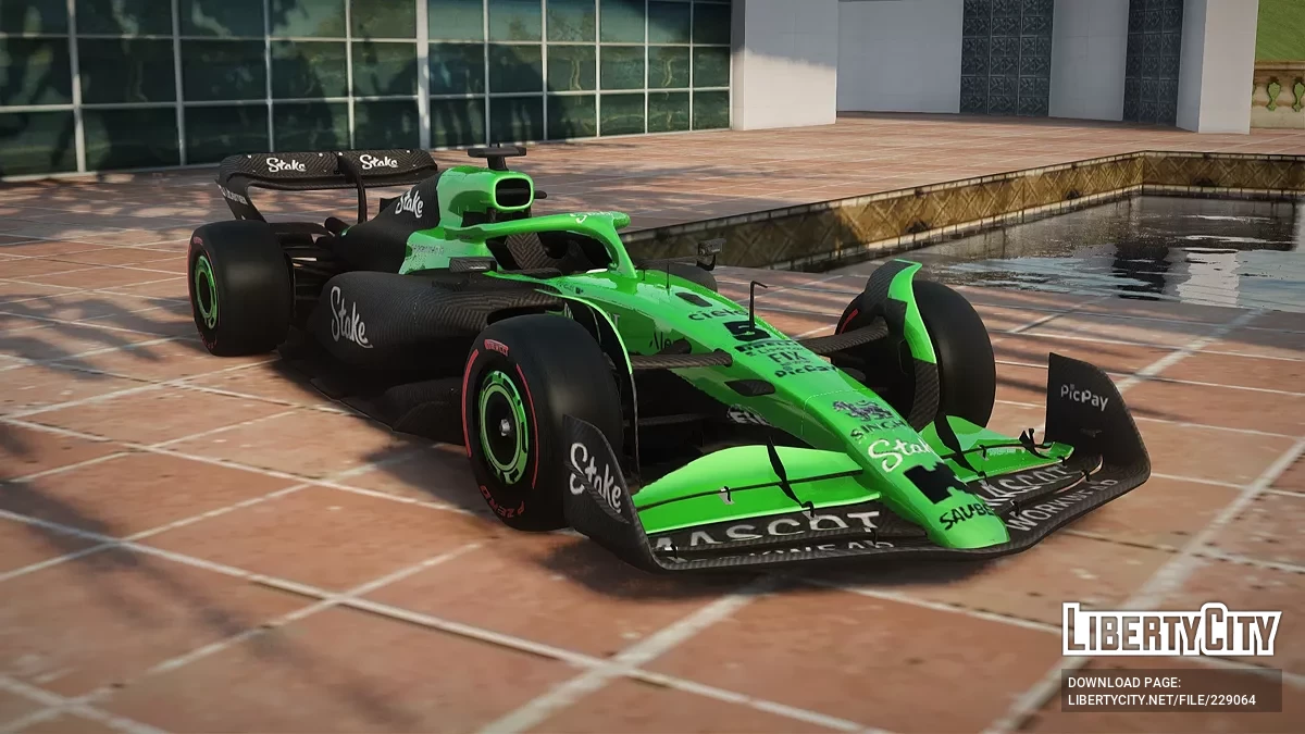 Команда Stake F1 Kick Sauber C45 Габріеля Бортолето №5 / GTA San Andreas