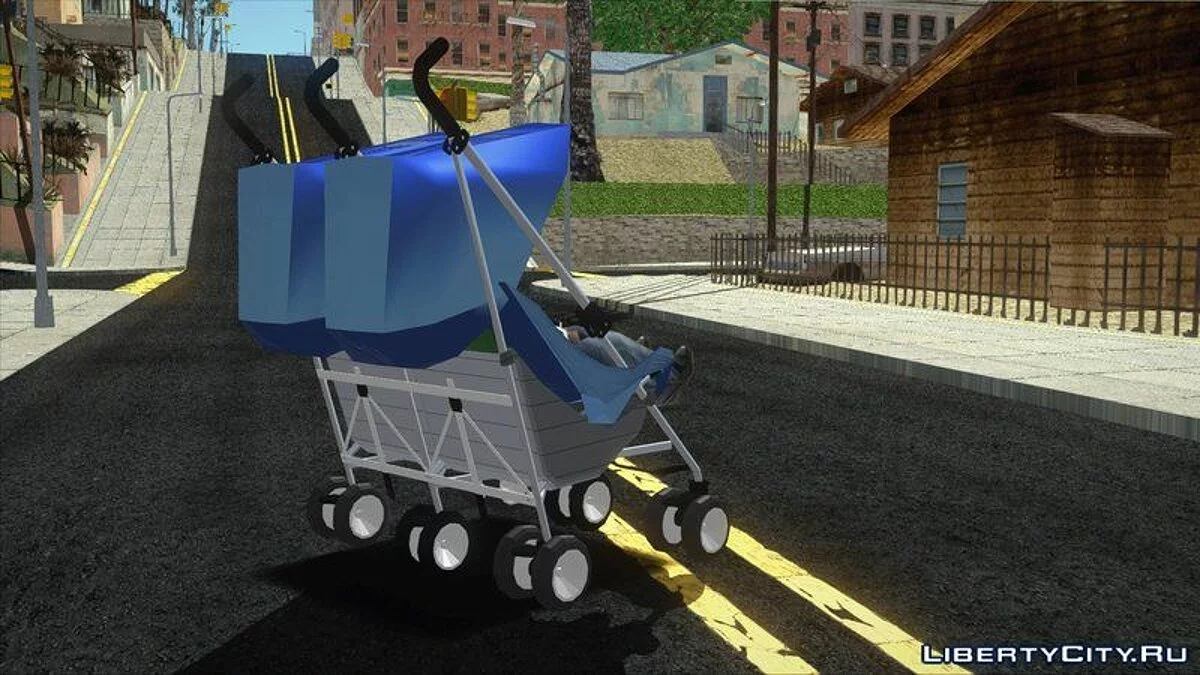 Дитяча коляска Double Baby Stroller / GTA San Andreas