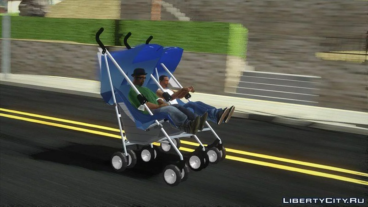 Дитяча коляска Double Baby Stroller / GTA San Andreas