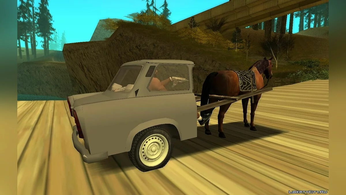 Cavalo e carroceria Trabant / GTA San Andreas