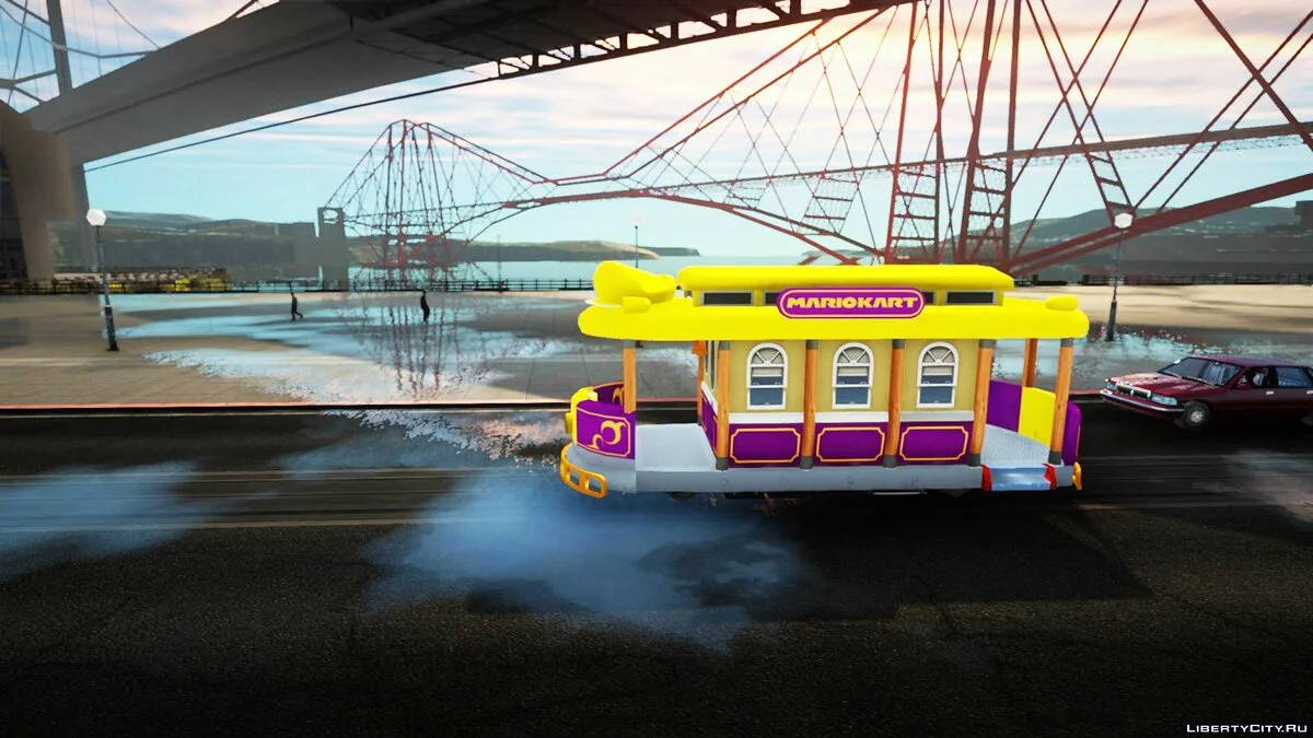 Mario Kart 8 Tram W / GTA San Andreas