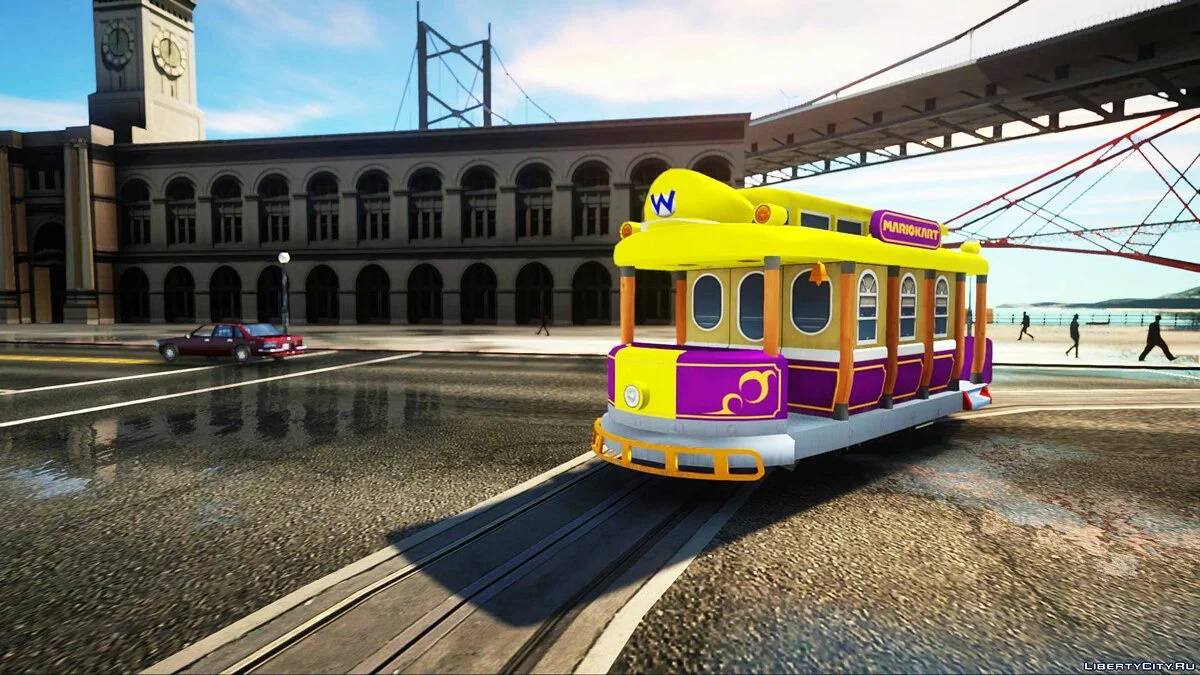 Mario Kart 8 Tram W / GTA San Andreas