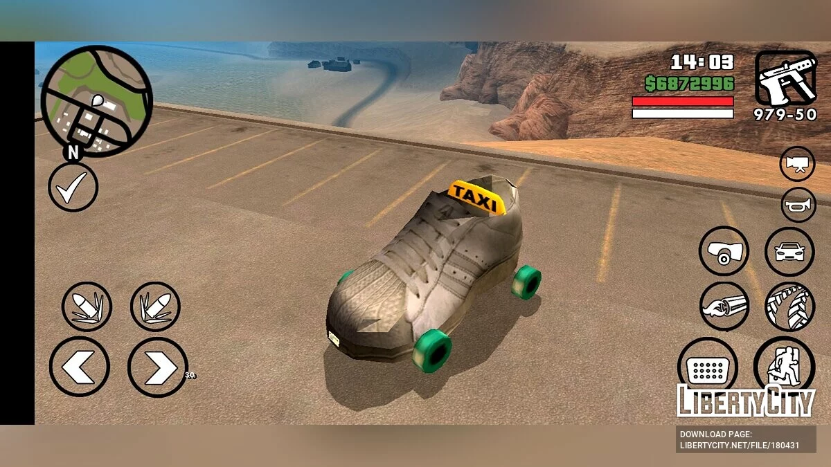 Véhicule en forme de chaussure / GTA San Andreas