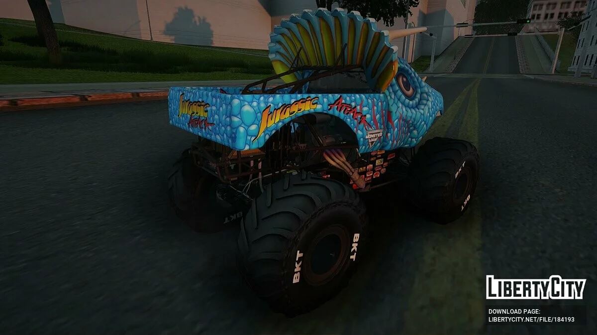 Monster Jam Steel Titans 2的RC侏罗纪攻击 / GTA San Andreas