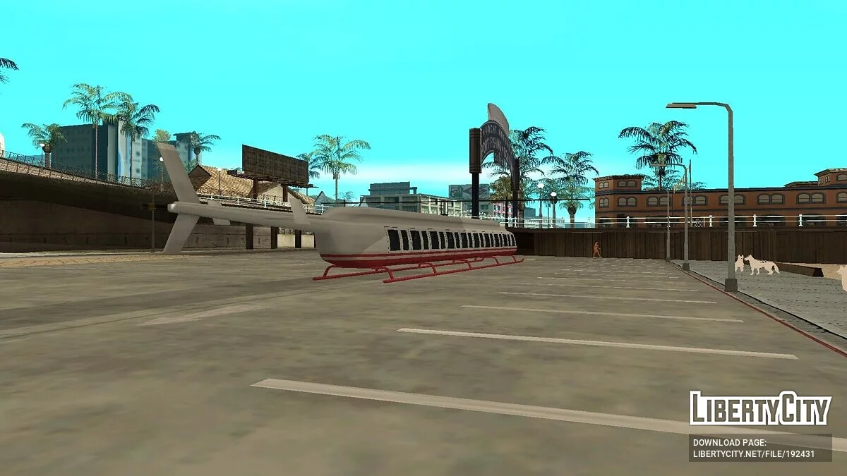 20-seat loooong Maverick / GTA San Andreas