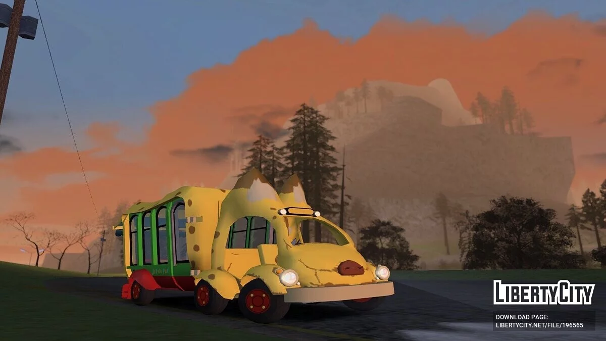 Japary Bus з Kemono Friends / GTA San Andreas