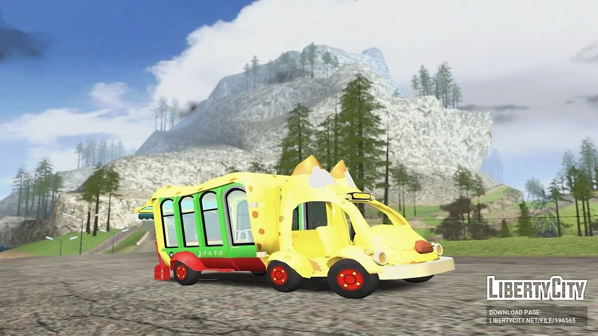 Japary Bus з Kemono Friends / GTA San Andreas