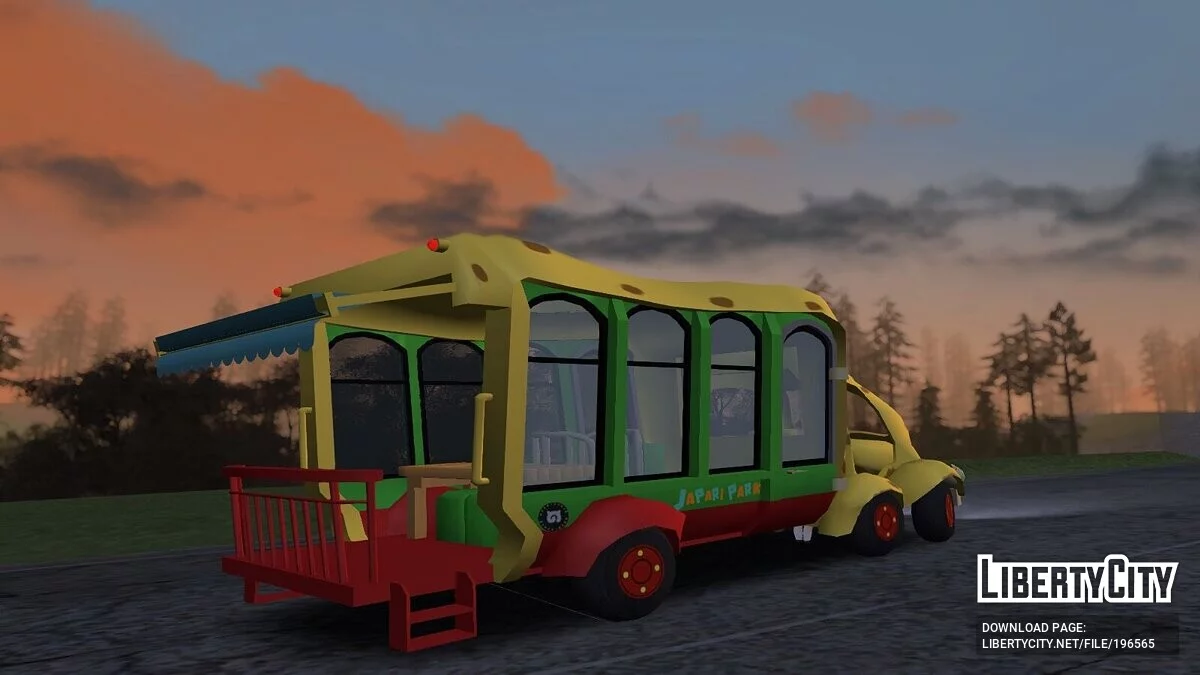 Japary Bus з Kemono Friends / GTA San Andreas