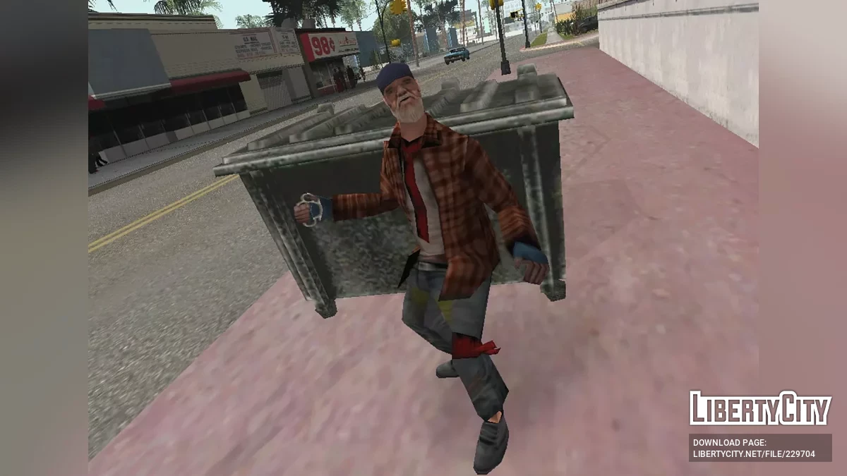 Mobil Sampah dan Dumpoop Deluxe / GTA San Andreas