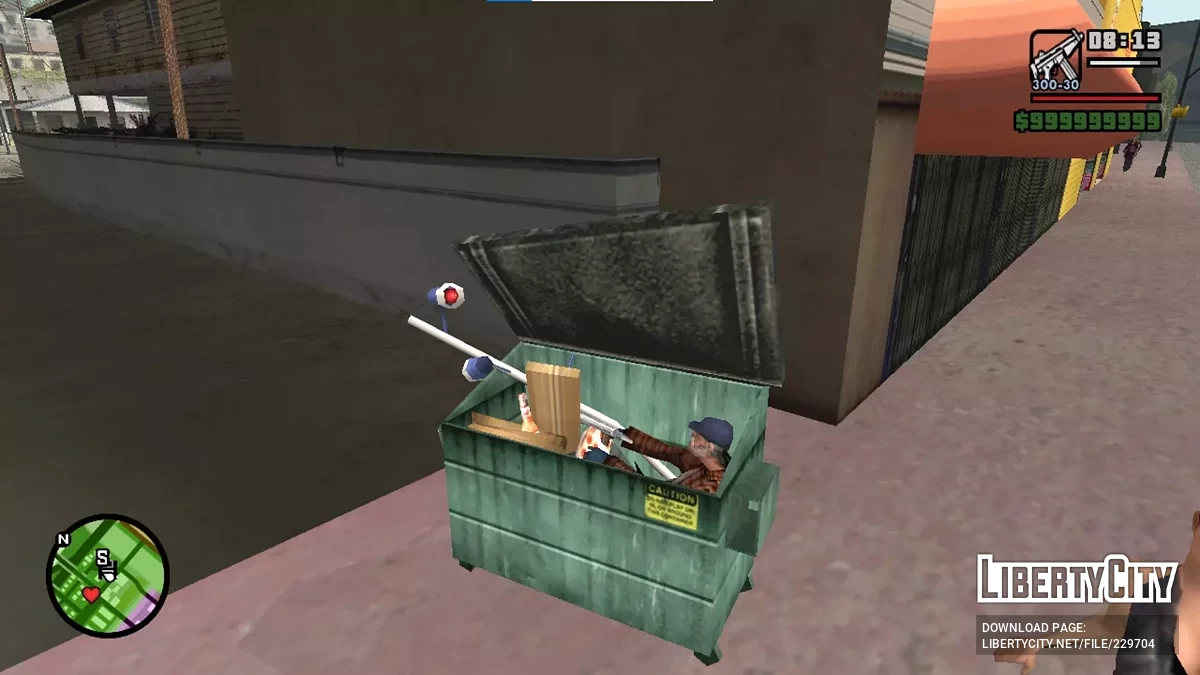 Mobil Sampah dan Dumpoop Deluxe / GTA San Andreas