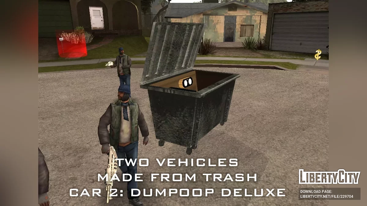 Mobil Sampah dan Dumpoop Deluxe / GTA San Andreas