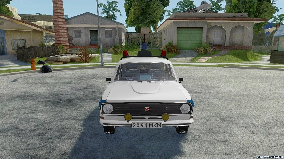 ГАЗ 24-10 "Волга" Міліція СРСР / GTA San Andreas