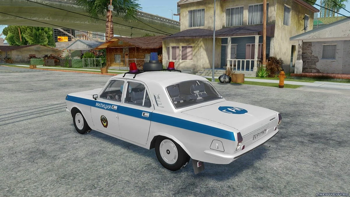 ГАЗ 24-10 "Волга" Міліція СРСР / GTA San Andreas